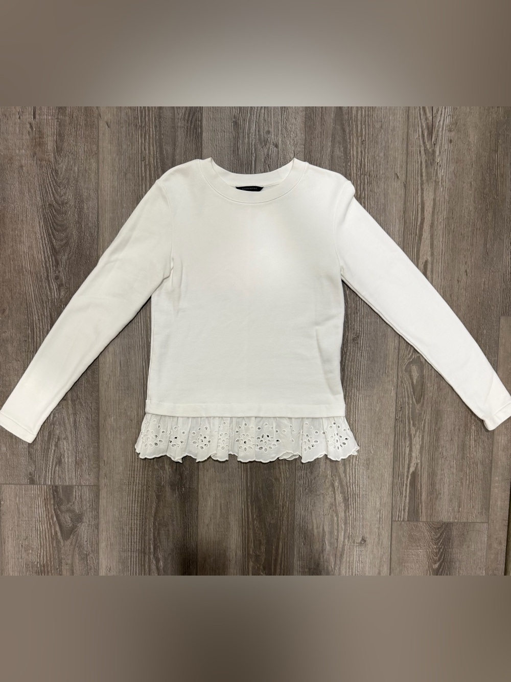 Banana Republic eyelet pullover top